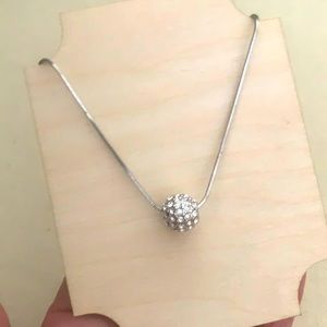 Crystal bead necklace